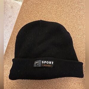 Fleece lined beanie hat